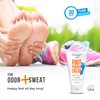 DRYYD Foot Powder Cream Lotion Deodorant for Sweaty Smelly Feet, Low Mess, Absorb Reduce & Control Odor, Talcum-Free, Tea Tree + Peppermint, Leave On Foot Mask, Men & Women, Stocking Stuffer, 5oz
