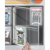 CollectHall Graded Card Sleeves, PSA Graded Card Slab Binder Pages for Storage & Display, Compatible with PSA, BGS, CGC Graded Sports Cards and One-Touch Magnetic Card Holders- 12 Pages