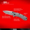 Kershaw Cryo Knife, 2.75" Stainless Steel Drop Point Blade, Assisted Opening Everyday Carry Pocket Knife