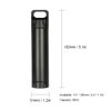EKLOEN Portable Survival Waterproof Pill Container Outdoor Waterproof Capsule Seal Bottle Holder Case EDC Emergency Tool,CNC Machined Aluminum Bottle(Grey)