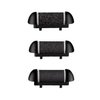 CIVYPRO Extra Coarse 3 Refill Rollers for Electric Feet Callus Remover, Replacement Heads Foot Care Pedicure Tools Pack- 1 Coarse, Regular Gentle, Black