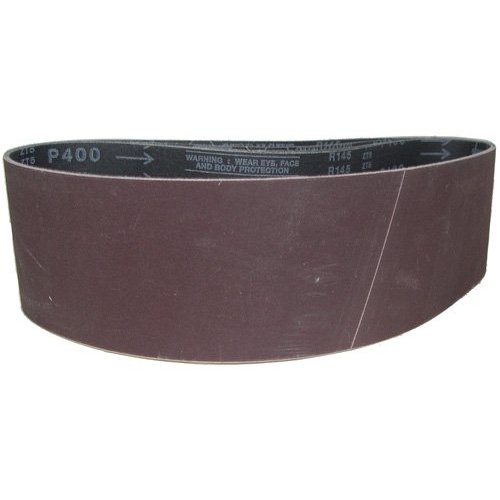 Magnate R4X36S60 4" x 36" Closed Coat Sanding Belt, Aluminum Oxide - 600 Grit; X Weight