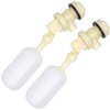 1/2" Float Valve, Shut Off Plastic Water Float Valve for Stable Water Float Ball Valve Horse Cattle Goat Sheep Pig Dog Farm Supplies 2 Pack