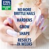 Amen Steel Nails Hardener with Hyaluronic Acid 0.40oz, No More Brittle Nails, Grow, Harden in Weeks