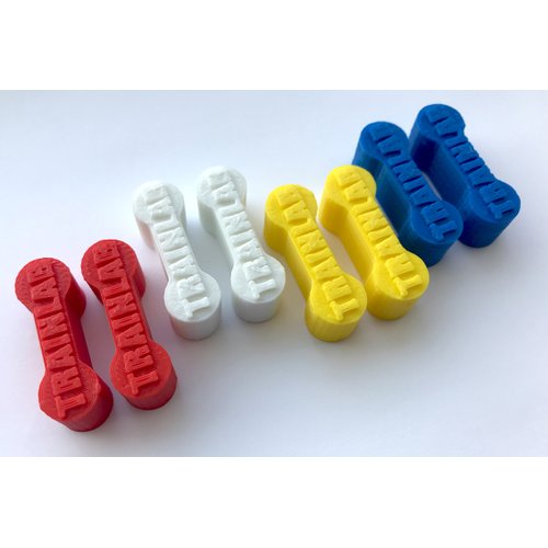 TrainLab.com DogBone Wooden Train Track Connectors, Adapters Compatible with Thomas and Friends, Brio, and All Wooden Railway Systems (8-Pack Fun Set for Kids and Adults)