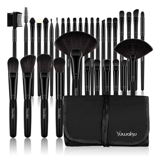 Makeup Brushes Set Professional from an Array of Eyeshadow Foundation Brushes to a Concealer Brush to Eyelash and Blusher Brushes 32 Pcs soft Make up Brush Kit, These Vegan and Cruelty-free Brushes have Soft Synthetic Bristles that Work Perfectly with any