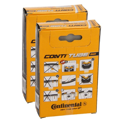 Continental 42mm Presta Valve Tube (2-Pack, 700 x 25-32cc) Slim