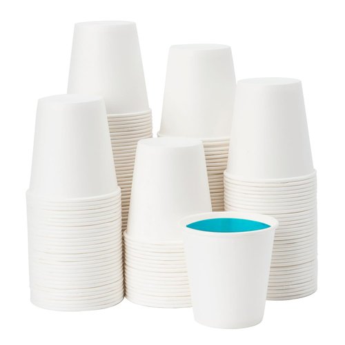 METAPRINT [600 Pack] 3 oz. Small Paper Cups, Disposable Bathroom Mouthwash Cups, Espresso Cups, Ideal for Parties and Everyday Use