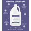 BIOTONE Deep Tissue Massage Lotion, Rich Texture, Lasting Glide, Use for Swedish, Trigger Point, Sports, and Deep Tissue, Smooth Application, Unscented