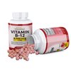 NaturalisimoLife Vitamin B12 6,000 mcg Maximum Strength Fast Acting Formula Strawberry Flavor Nuggets Promotes Energy Production Supports The Nervous System 60 Nuggets Once a Day