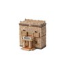 Wise Elk Toy Hotel construction set, real plaster bricks, gypsum reusable building kit, 400 pcs, educational gift