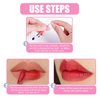 SWETIYOU Lip Tint Cotton Swab, 20 Pcs Waterproof Non-Stick Cotton Swab Lipstick Long Lasting Q Tip Lip Tint Stain, Cute Lip Makeup Products(Pomegranates)