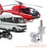 Mesee 2-Pack 3/8" 10mm Fuel Non Return One Way Check Valve for Fuel Line Oil Petrol Diesel Water Aluminium Silve