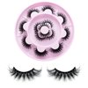 ZUMEHU Eyelash Strip Natural Cat Eye Lashes Wispy Lashes 11 Pairs Mink Lashs fluffy Natural Looking Lashes 3D Cateye Lashes Medium Length False Eyelashes Lashes Pointy | 14 MM Lashes