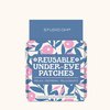 Studio Oh! Reusable Under-Eye Patches, Puffy Eyes Treatment and Under Eye Masks Skincare, 100% Silicone Eye Patches, Pairs with Favorite Serums or Creams, Blushing Dahlias
