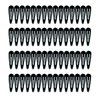 SAMJANE 60 Pack Black 2 Inch Barrettes Women Metal Snap Hair Clips For Girls Kids Teens Hair Accessories