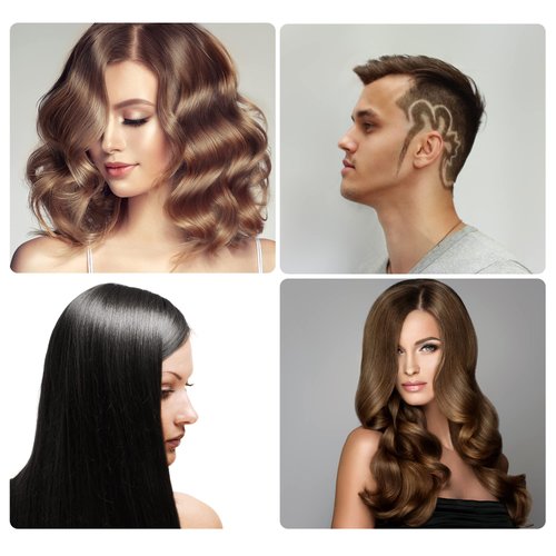 VOCOSTE Hair Brush, Round Brush Hairstyle Wavy Styling Tool Brush, Wood Brown, 1.57"