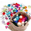 DEODARI 115pcs Pirate Gems Fake Treasure Jewels with Pearls in Sack bag Kids Pirate party Favors