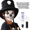 Go Ho Clown White Face Paint Washable,Water Based Cream White Body Paint,White Face Painting Highly Pigmented,Smooth,Halloween Cosplay SFX Mime Vampire Skeleton Zombie Makeup