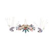Leadigol Hanfu Headdress Exquisite Fairy Hair Accessory Hair Comb Headwear Tassel Flower Alloy Phoenix Chinese Style Crown
