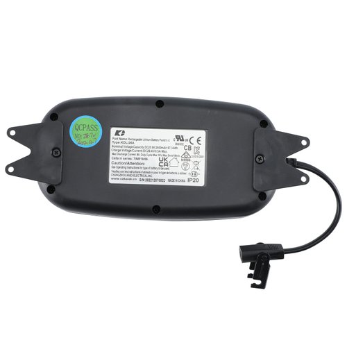 Universal Battery Pack for Reclining Furniture, Model KDLi26A Kaidi 2600mAh Wireless Rechargeable Battery Pack for Power Recliner and Lift Chair- Fits Most 2Pin Motion Furniture