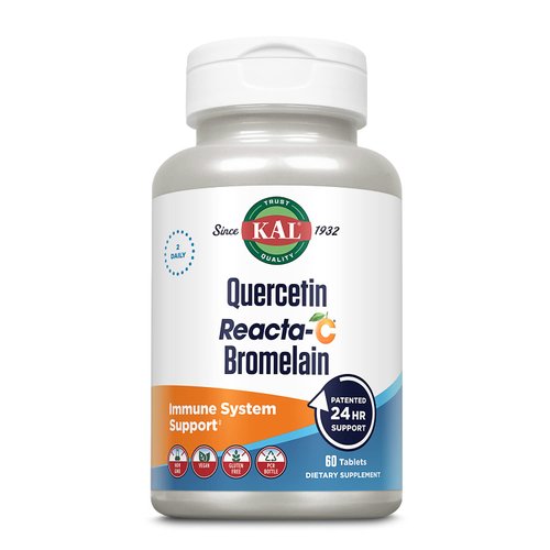 KAL Quercetin Reacta-C Bromelain Immune Support Supplement, 24 Hour Immune Defense with Bioflavon...