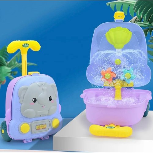 Generic Beach Toys Trolley Box Set Fun (Purple), Medium