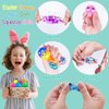 UPINLOOK 12Pcs Prefilled Easter Eggs with Mini Stress Balls Squeeze Toys Inside for Kids Easter Basket Stuffers, Filled Easter Egg for Easter Eggs Hunt Party Favors, Classroom Prize Supplies