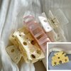 Cheese Hair Clip,Acetate Claw Clips,Hair Clips for Women,Yellow