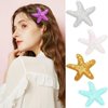 16 Pcs Starfish Hair Clips Sequin Glitter Sea Star Hair Barrettes Sparkling Alligator Clips Cute Headpiece Accessories for Women Girls