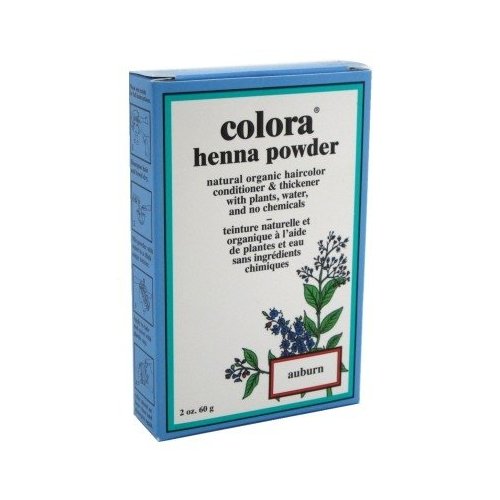 Colora Henna Powder Hair Color Auburn 2 Ounce (Pack of 6)