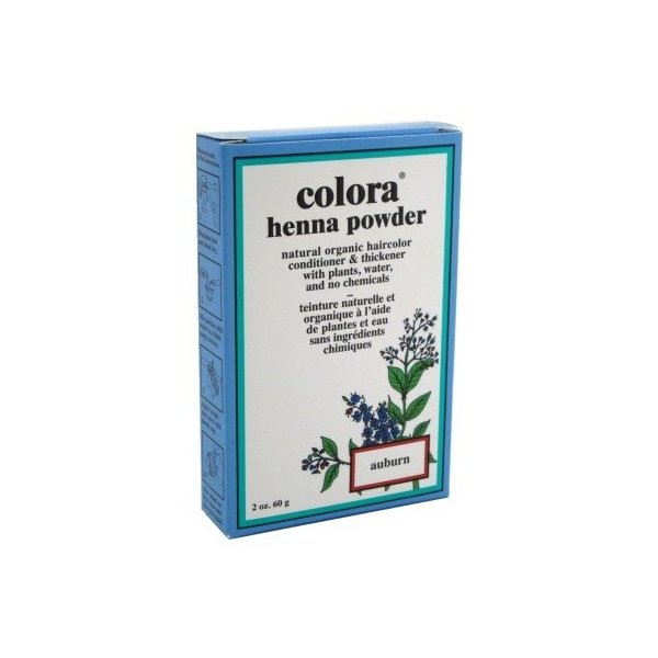 Colora Henna Powder Hair Color Auburn 2 Ounce (Pack of 6)