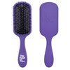 The Knot Dr. hair brush by Conair - Detangling hair brush - Removes Knots and Tangles in wet or dry hair - curly hair brush - Purple