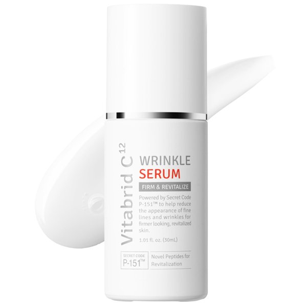 Wrinkle Serum - Anti Aging Booster Skin Rejuvenating Serum with Peptides, Vitamin C, Shea Butter - Wrinkle Repair, Tighten Pores, Smooth Skin Texture, Youthful Skin - Fragrance Free, 1.69oz.