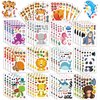 42 Sheets Make Your Own Ocean&Safari Animals Stickers Make A Face Stickers for Kids Toddlers with 14 Designs DIY Craft Stickers Kids Party Favor Supplies Crafts