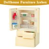 BananMelonBM Dollhouse Furniture icebox for Kids Toys Miniature Doll House Accessories Pretend Play Toys for Boys Girls & Toddlers Age 3+