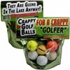 Gears Out Crappy Golf Balls for a Crappy Golfer - Funny Gag Gifts for Golfers Guaranteed NOT to Improve Your Golf Game includes 5 Golf Balls Novelty Golf Gifts
