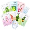 LJYBoBin 8PCS Face Masks Variety Set,Soft Long Lasting Hydrating Sheet Mask,Moisturizing Face Masks Skincare Set,Facial Mask Skin Care Gift Set Suitable for All Skin Types