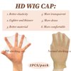Wig Glue Lace Glue for Lace Front Wigs, Wig Glue for Hair Wigs Strong Hold Transparent Lace Adhesive HD Wig Cap for Hair Replacement Wig Glue for Lace Front Wigs No Residue No Flake Tool Set