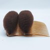 2PCS 29 Teeth Hair Fringe Volume Bump Up Inserts Tools-Hair Pin Hair Styling Clip Hair Charming Insert Do Beehive Tool Maker Hair Comb Hair Style Accessories (Brown)