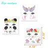 Animal Face Tattoos Stickers for Kids Temporary Fake Paint Tattoos 12 Sheets, Water Transfer Birthday Party Supplies Festival Favors Makeup Skin Decor for Girl Boy