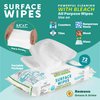 Juniper CLEAN 1 Pack Surface Wipes with Bleach, All-Purpose Cleaner for Bathroom, Kitchen, Office, 72 Count Soft Flow, Fresh Scent, Lint Free & Durable