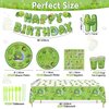 162Pcs Turtle Party Decorations - Cute Turtle Birthday Decorations Include Turtle Theme Plates, Napkins, Cups, Birthday Banner for Under the Sea Party Decoration Boys Girls Party Supplies, Serve 20