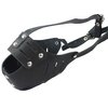Real Leather Cage Basket Secure Dog Muzzle #117 Black - Poodle, Spaniel (Circumference 10.75", Snout Length 2.75")