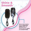 Wet Brush Shine Enhancer Paddle Brush, Marble Onyx - Hair Detangler Brush with Ultra Soft Bristles, Infused With Natural Argan Oil, Shiny Detangle & Smooth Hair, Wet or Dry, For All Hair Types