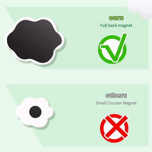 Fridge Magnets for Toddlers 1-3,12PCS Full Back Magnetic Educational Refrigerator Magnets for Kids,Cute Rubber Animal Magnets for Babies & Learning Toys