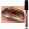 Mynena Diamond Lips | Bronze with Silver Metallic Finish Lip Gloss | High-Shine, Non-Sticky, Non-Drying Hydrating Lipstick Topper | IHazel