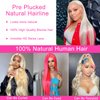Fopeela 613 Blonde Lace Front Wig Human Hair 30 Inch 13x4 HD Transparnet Straight Glueless Wigs Human Hair Pre Plucked 613 Lace Frontal Wig 180% Density Bleached Knots Human Hair Wigs for Women