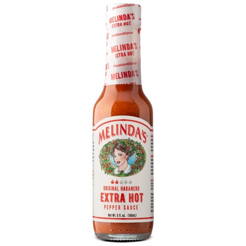 Melinda’s Original Habanero Extra Hot Sauce - Gourmet Habanero Hot Sauce - Made with Habanero Peppers, Carrots, Onion, Vinegar & Garlic - Keto, Kosher, Vegan, Gluten Free Hot Sauce - 5oz, 1 Pack