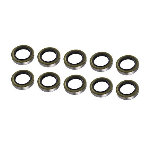 Lippert Replacement Double Lip Grease Seal for 1,250 to 8,000-lb. RV Trailer Axles, 1.72" Inner Diameter, 10-Pack - 122087
